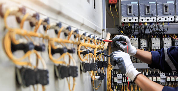 Professional Electrician technician working in Fairview, TX
